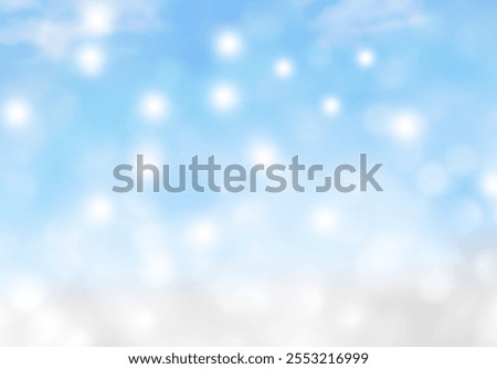 Similar – Image, Stock Photo Fuzzy lights in snowfall