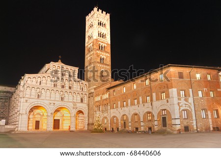 Lucca - view of St Martin\'s Cathedral