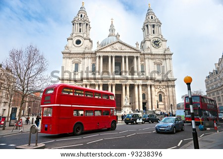 Similar – Image, Stock Photo Double St Pauls Cathedral