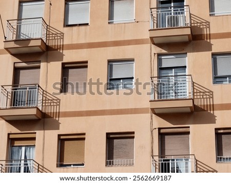 Similar – Image, Stock Photo shadows Facade Window