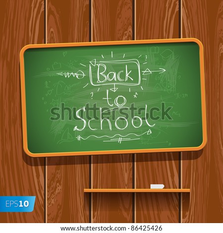 Back to School. Vector eps10 illustration.