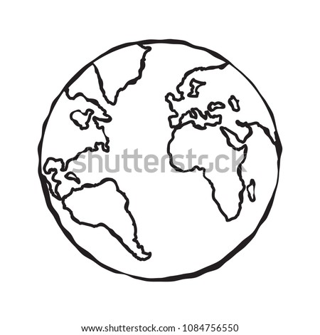 Simple Black And White Earth With Magnifying Glass Clip Art World Black And White Clipart Stunning Free Transparent Png Clipart Images Free Download