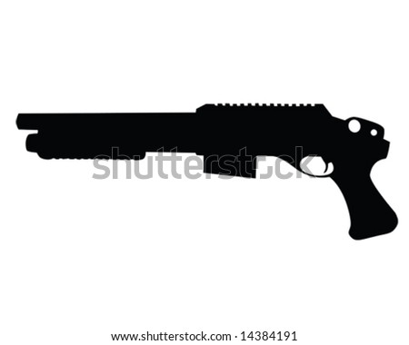 Shotgun Vector Illustration - 14384191 : Shutterstock