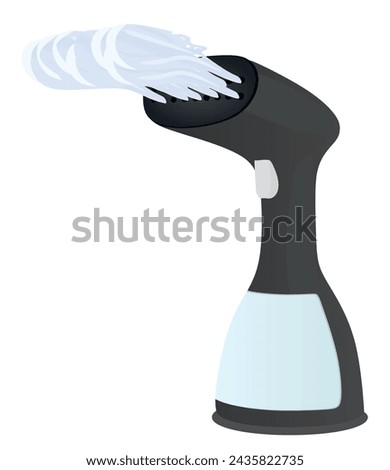 Steam iron- vertical. vector illustration
