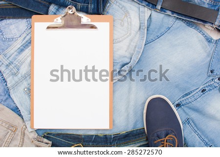 jean clothes background