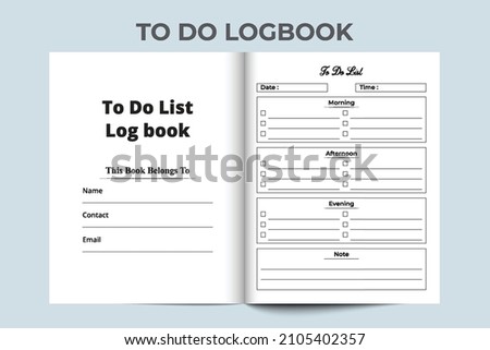 Tasklist line art vector. To do task log book. Task planner notebook. interior to do list logbook. To do list logbook and Task tracker. To do list logbook interior.