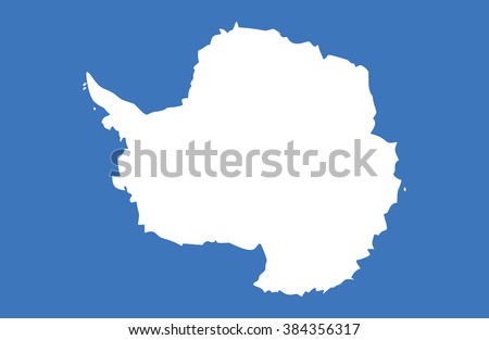 Vector of  Antarctica flag.