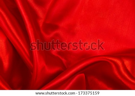 Red satin background./ Red Satin