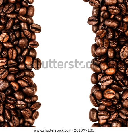 Coffee Beans Isolated On White./ Coffee Beans Isolated On White.
