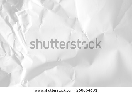 White Crumpled Paper./ White Crumpled Paper
