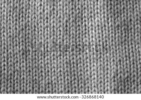 Natural Knitted Wool Background./ Natural Knitted Wool