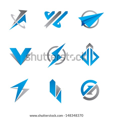 Fast and furious symbol logo template