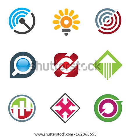 Business logo for creative and free spirited innovators in social network