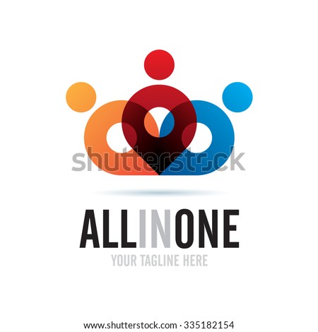 All In One Icon Logo Element ストックフォト © 