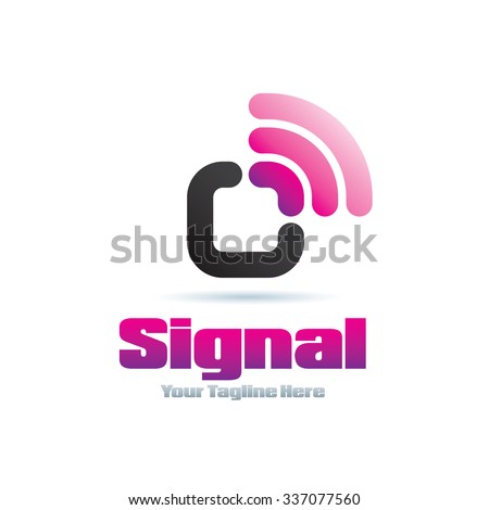 Signal Icon Logo Element