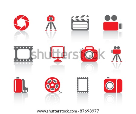photo and video icons