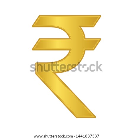 Indian Rupee icon. Indian Rupee sign. vector