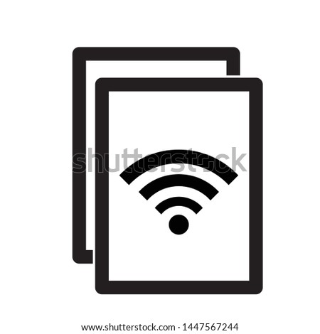 wi-fi icon.  internet icon vector