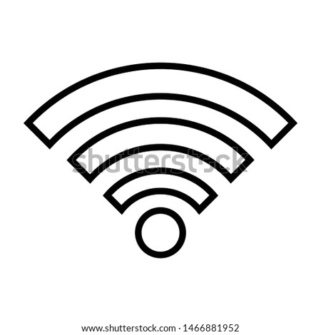 wi-fi icon.  internet icon vector