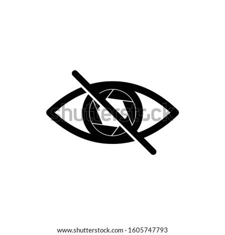 no Eye icon. avoid eye contact. 