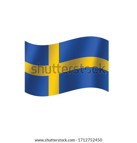 Sweden flag. Nation vector Sweden 
 flag