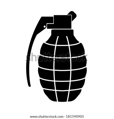 Hand Grenade - Vector Icon - 181590905 : Shutterstock