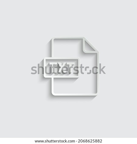 paper txt document download icon. vector download page symbol