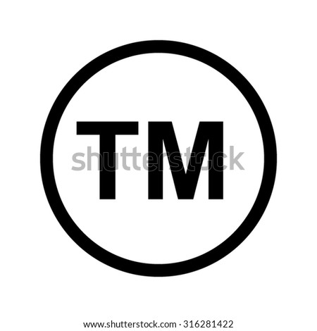 Tm - Vector Icon - 316281422 : Shutterstock