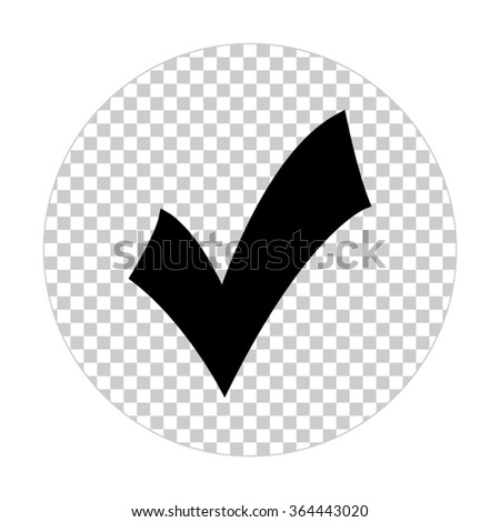 Check Mark; Tick; Yes; Vote - Black Vector Icon - 364443020 : Shutterstock