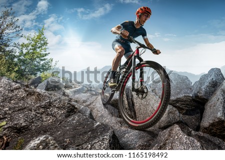 Similar – Image, Stock Photo Stone crosses in mountains in sunny day