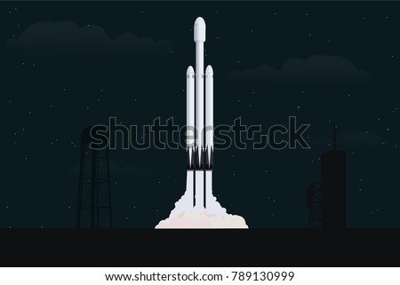 space shuttle launched into space