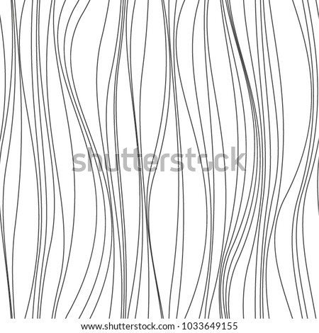 Elegant wavy pattern, lines, stripes, gracefully, mesh, seamless vector background.