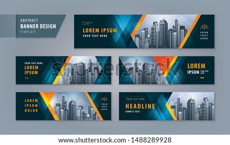 Abstract banner design web template, Horizontal header web banner. Modern Geometric Black and red Triangle cover header background for website design, Social Media Cover ads banner, invitation card