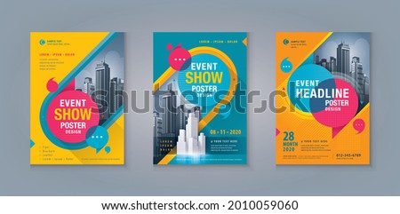 Business Leaflet Brochure Flyer template Design Set. Corporate Flyer Template A4 Size, Abstract Colorful Speech Bubbles, Corporate book cover design template, flyer, leaflet, Booklet, banner, cover