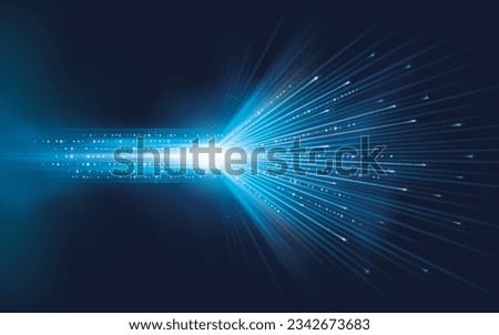 Abstract dynamic light lines background. Abstract technology digital futuristic. Diagonal stripes lines with glowing light rays, Light streak fiber optic high-speed internet network wireless concept.