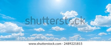 Similar – Image, Stock Photo Clouds in blue sky cloud