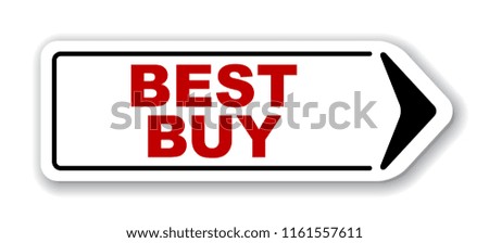 red vector banner best buy