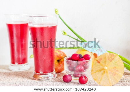 fruit juice and vegetable.Mixed vegetable and mixed fruit juice