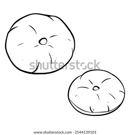 This is an illustration showcasing round and soft balls, perfect for various artistic projects