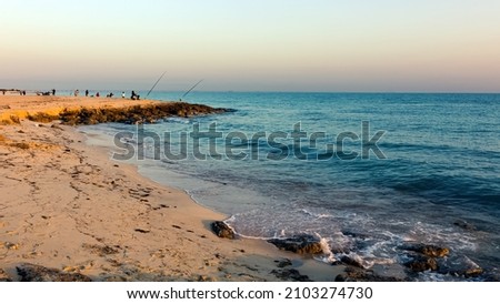 RAS TANURA Beach near Jubail, Saudi Arabia.