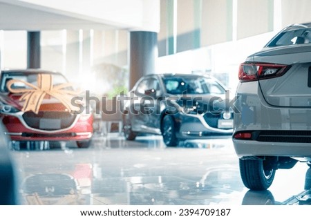 Similar – Foto Bild Industriehalle mit geparktem Anhänger