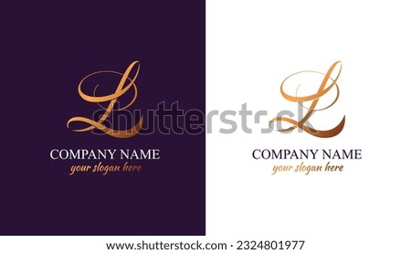 L logo. L letter logo template elements. personal monogram. Vector elegant logo. letter L logo design