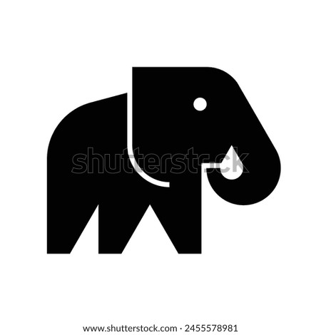 Elephant logo. Icon design. Template elements	