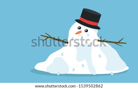 Melting Snowman Clipart | Free download on ClipArtMag