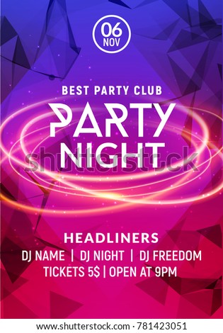 Club Flyer Background | Download Free Vector Art | Free-Vectors