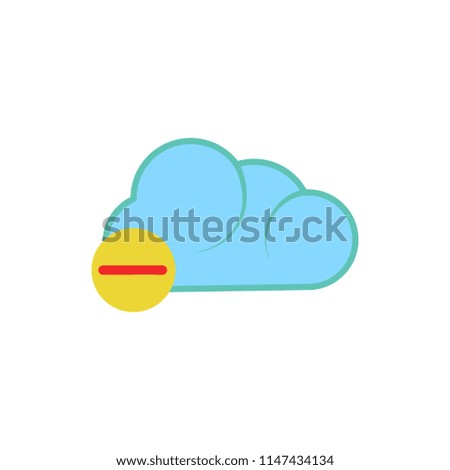 Reduce Cloud Computing Logo Icon Design