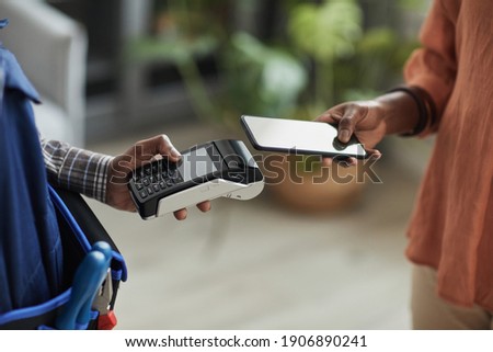 Similar – Image, Stock Photo Afro woman repairing furniture at home.