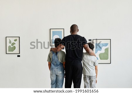 Similar – Image, Stock Photo Adult and child looking angry and upest