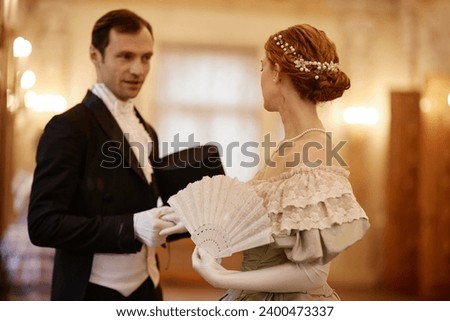 Similar – Image, Stock Photo Elegant woman with fan performing Flamenco dance