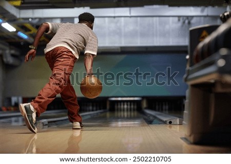 Similar – Image, Stock Photo At the bowling alley